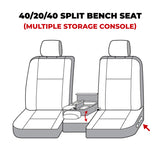 Covercraft 07-13 Toyota Tundra Polycotton SeatSaver Custom Front Row Seat Covers - Grey - SS3384PCGY