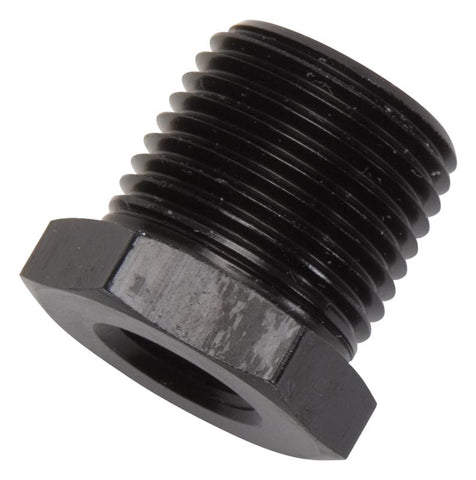 Russell Performance 1/2in Male to 3/8in Female Pipe Bushing Reducer (Black) - 661583