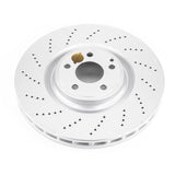 Power Stop 12-18 Mercedes-Benz CLS550 Front Evolution High Carbon Geomet Coated Rotor - EBR1454EVC