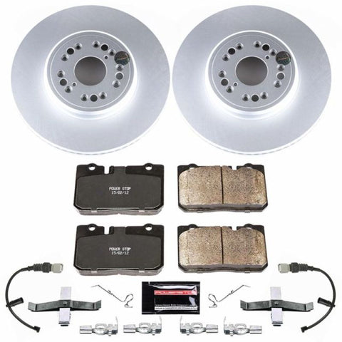 Power Stop 95-00 Lexus LS400 Front Z17 Evolution Geomet Coated Brake Kit - CRK5099