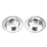Power Stop 90-94 Eagle Talon Rear Evolution Drilled & Slotted Rotors - Pair - JBR519XPR