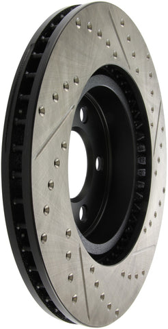 StopTech 05-13 Chrysler300/300C / 09-12 Dodge Challenger Front Right Drilled & Slotted Rotor - 127.63059R