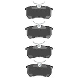 DFC 01-19 Ford Focus Rear 4000 Hybridynamic Brake Pads - 4000-0886-00