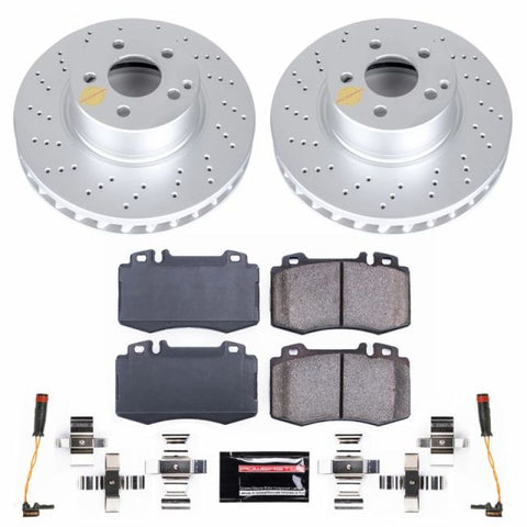 Power Stop 03-06 Mercedes-Benz SL500 Front Z23 Evolution Sport Coated Brake Kit - CRK7771