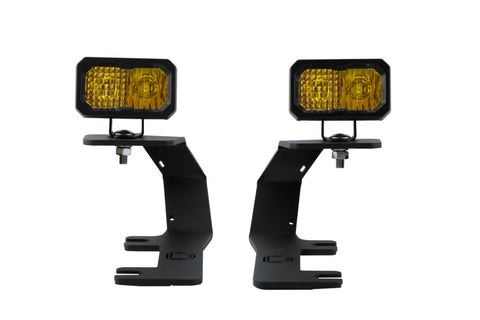 Diode Dynamics 14-19 Silverado/Sierra SSC2 LED Ditch Light Kit - Sport Yellow Combo - DD6660
