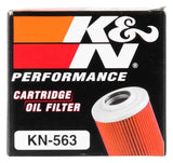 K&N Aprilia / Derbi / Husqvarna / Piaggio 1.781in OD x 0.625in ID x 1.844in H Oil Filter - KN-563