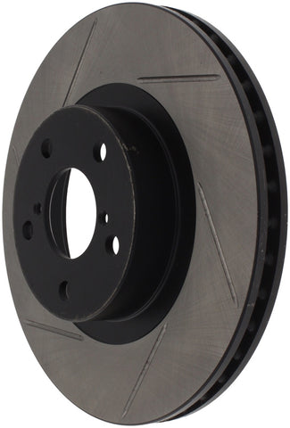 StopTech Power Slot 00-05 Legacy / 7/98-08 Impreza Front Right SportStop Slotted Rotor - 126.47012SR