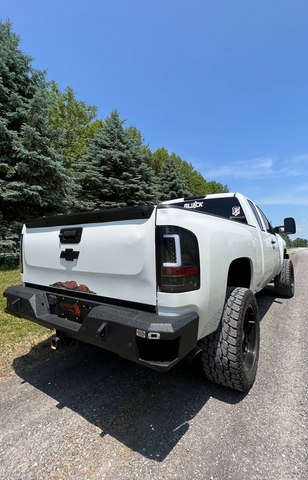 Fishbone Offroad 07-13 Chevy Silverado 1500 Rear Bumper - Black - FB22367