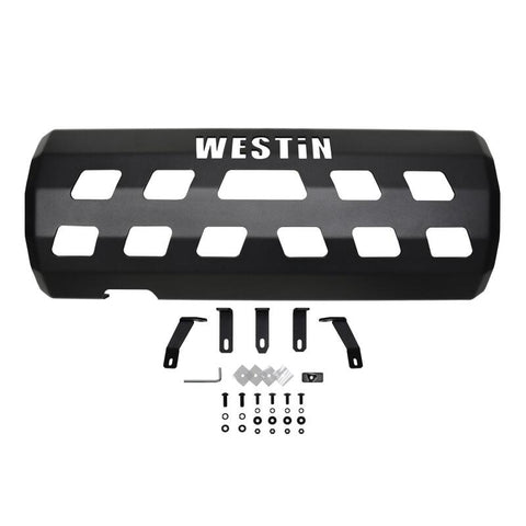 Westin 18-22 Jeep Wrangler JL (Excl. 4xe) Muffler Skid Plate - Tex. Blk - 42-21105