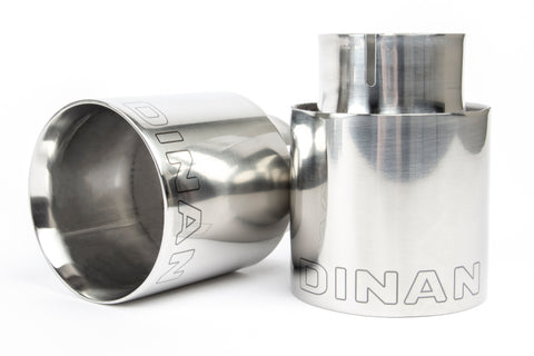 Dinan 17-24 Mini Cooper Clubman/Countryman S ALL4 (F54/F60) Valved Axleback Exhaust - Polished Tips - D660-0084
