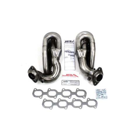 JBA 07-14 Ford GT500 5.4/5.8L 4V 1-5/8in Primary Raw 409SS Cat4Ward Header - 1695S