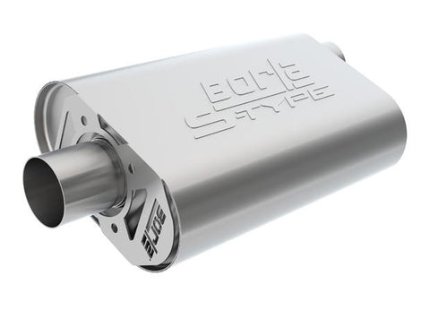 Borla CrateMuffler LS3 ATAK 2.5in Offset/Offset 14inx4.35inx9in Muffler - 400947