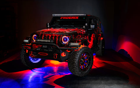 Oracle Oculus Bi-LED Projector Headlights for Jeep JL/Gladiator JT - w/ BC1 Controller - 5839-335
