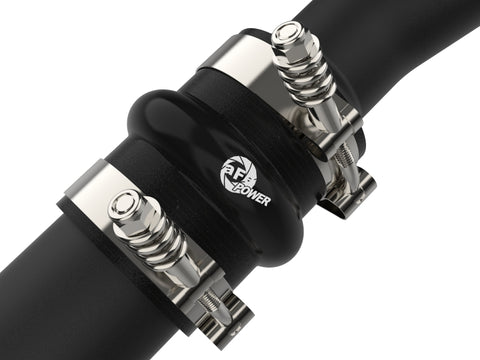 aFe Bladerunner Intercoolers I/C Tubes Hot/Cold 2021+ Ford F-150 V6-2.7L (tt) - Black - 46-20474-B