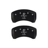 MGP Rear set 2 Caliper Covers Engraved Rear Tiffany Snake Red finish silver ch - 10203RSBYRD
