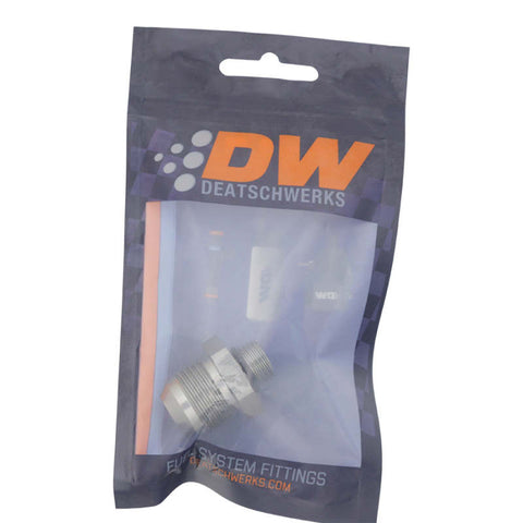 DeatschWerks 6AN ORB Male to 10AN Male Flare Adapter - Anodized DW Titanium - 6-02-0409