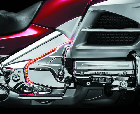 Kuryakyn Louvered Transmission Cover 01-17 Honda GL1800 Chrome - 7366