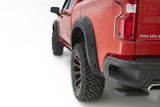 Bushwacker 19-21 Chevrolet Silverado 1500 Pocket Style Flares 4pc - Black - 40927-02