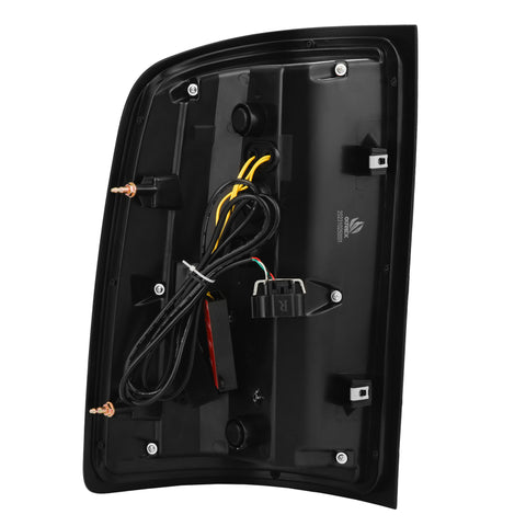AlphaRex 07-13 GMC Sierra 1500/07-14 2500/3500HD (No Classic/Dually) Luxx-Series LED Tail Lights Blk - 630060