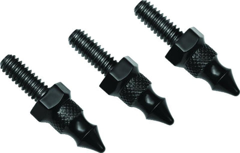 Kuryakyn Windshield Mount Spikes 1/4-20X5/8in 96-13 FLH Touring Black - 5712