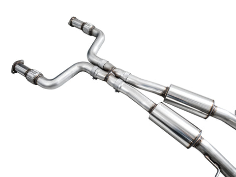 AWE 2023 Nissan Z RZ34 RWD Touring Edition Catback Exhaust System w/ Chrome Silver Tips - 3015-32400