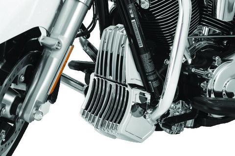 Kuryakyn Oil Cooler Cover Chrome - 6417