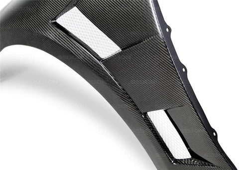 Seibon 14-15 Lexus IS250/350 10mm Wider Carbon Fiber Fenders - FF14LXIS-W