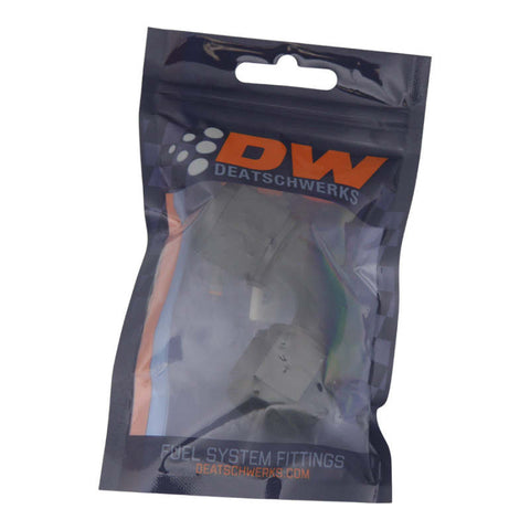 DeatschWerks 10AN Flare Female Swivel 90-Degree to 10AN Flare Female Swivel - Anodized Matte Black - 6-02-0217-B
