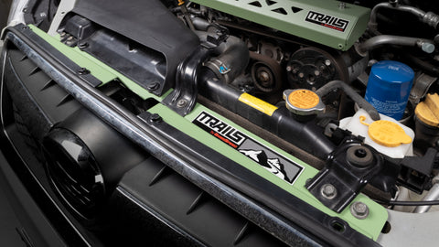 GrimmSpeed 13-17 Subaru Crosstrek TRAILS Radiator Shroud - Green - TBG114030.3