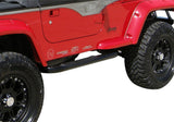 Rampage 1987-1995 Jeep Wrangler(YJ) 3 Inch Round Nerf Bar - Black - 8625