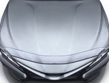 AVS 18-20 Toyota Camry Aeroskin Low Profile Hood Shield - Chrome - 620070