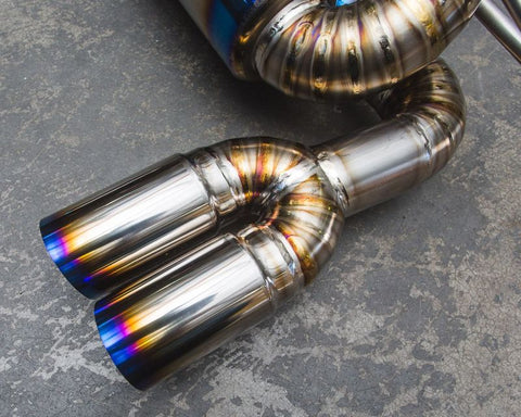 VR Performance 01-05 BMW M3 E46 Titanium Exhaust System- Quad Titanium Tips - VR-E46M3-170