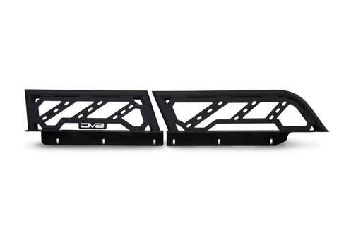 DV8 Offroad 20-22 Jeep Gladiator JT / 05-21 Toyota Tacoma Overland Bed Rack - 2pc. Adjustable - RRUN-01