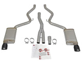 aFe MACHForce XP Exhausts Cat-Back SS-304 EXH w/ Black Tips 15-16 Ford Mustang EcoBoost 2.3L (t) - 49-33084-B