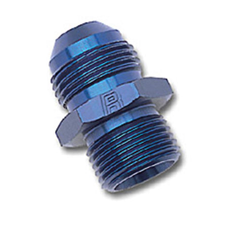 Russell Performance -6 AN Flare to 12mm x 1.5 Metric Thread Adapter (Blue) - 670510