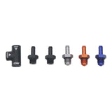 DeatschWerks Universal Venturi Siphon Jet 5/16in Hose Barb to 6AN ORB Female - Anodized Matte Black - 6-03-0700