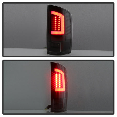 Spyder 03-06 Dodge Ram 2500/3500 V3 Light Bar LED Tail Light - Black (ALT-YD-DRAM02V3-LBLED-BK) - 5084118