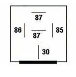 Hella RELAY MINI ISO 5P 12V SPST D87 DIO BKT - 933791091