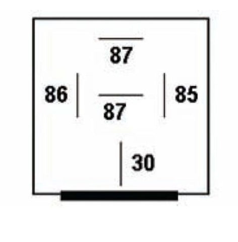 Hella RELAY MINI ISO 5P 12V SPST D87 DIO BKT - 933791091