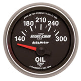 Autometer Sport-Comp II Electronic 140-300 Deg F Oil Temp Gauge - 3648