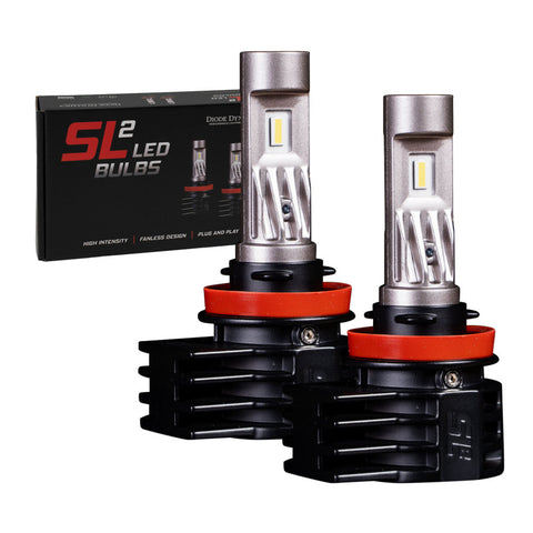 Diode Dynamics 9005/9011/H10 White SL2 LED Bulbs (pair) - DD0463P