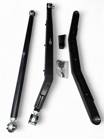 Elektric Offroad 2024+ Can Am Maverick R Volt Billet Radius Rods Anodized Black - AMFBM0001-B