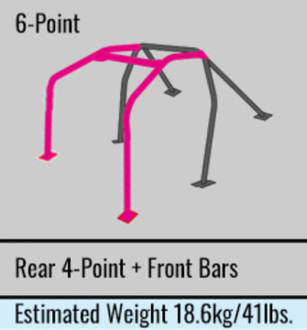 Cusco GRB Impreza 4P 4 Psgr Roll Cage D1 Chromoly (S/O / No Cancel) - 381 265 E