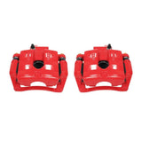 Power Stop 10-11 Cadillac SRX Rear Red Calipers w/Brackets - Pair - S5118A