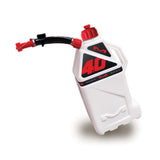 Matrix Concepts M4 0.4 Gallon Utility Can White-Red - M4-202