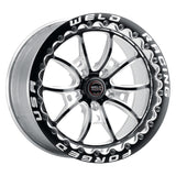 Weld S80 17x10 / 5x4.5 BP / 8.0in. BS (64mm Offset) Black Wheel 3.18 ID (Low Pad) - Single Beadlock - 80LB7100A80F
