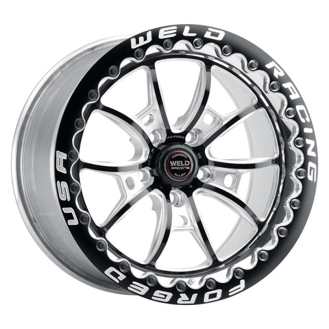 Weld S80 18x5 / 5x4.5 BP / 2.1in. BS (-23mm Offset) Black Wheel 3.18 ID (High Pad) - non-Beadlock - 80HB8050A21A
