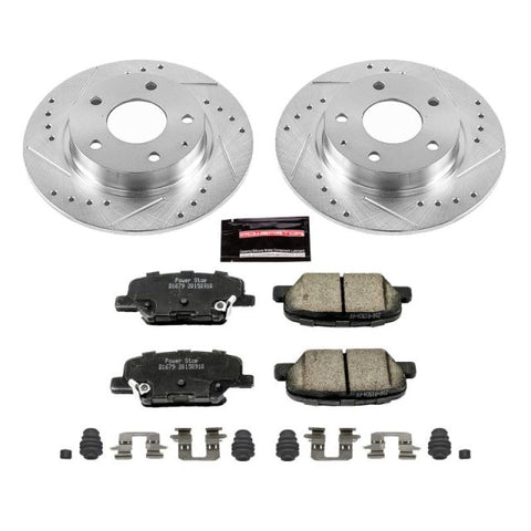 Power Stop 14-16 Mazda 3 Rear Z23 Evolution Sport Brake Kit - K6962