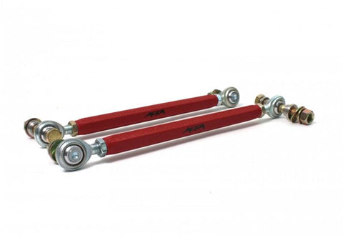 ALTA 02-12 Mini Cooper/S/JCW (Incl. 05-12 Convertible) & 09-12 Clubman Rear Endlinks Adj. Pair - Red - AMP-SUS-415