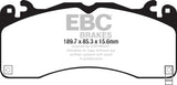 EBC 2015+ Ford Mustang (6th Gen) 2.3L Turbo (GT Package) Greenstuff Front Brake Pads - DP23040